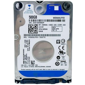 Western Digital scorpio 500 gb