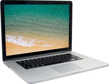 Apple macbook pro a1398 15,4" core i7 2,2ghz/ram16gb/ssd256gb/intel iris pro