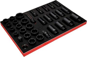 Kraft-Stecknuss-Satz In Schaum ks tools 3/4" 33-tlg 811.1033