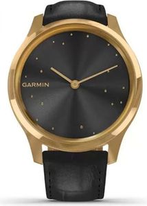 Смарт-годинник Garmin vivomove luxe pure-black leather