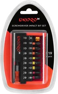 Dnipro M impact bit set 19 pcs