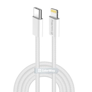 Color Way type-c - apple lightning (pd fast charging 27w) 2м