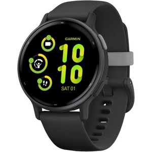 Garmin vivoactive 5 slate aluminum bezel with case and silicone