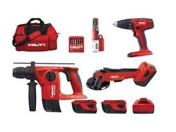 Hilti sid 22-a/sf 6-a22/md2000/smd 57/sd 5000-a22/cpc b22/33. li-ion (3акб)+ зп c4/36