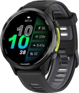 Garmin forerunner 970 carbon dlc titanium case w./translucent