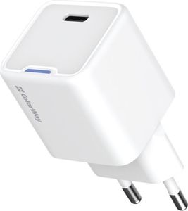 Colorway gan mini 20w pd port pps usb-c (cw-chs059pdl-wt)