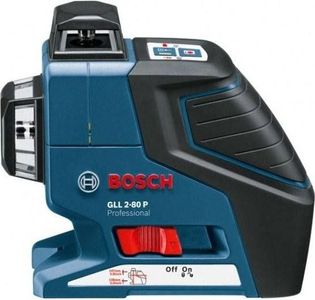 Лазерний рівень Bosch gll 2-80 p professional + bm1 + lr2 l-boxx